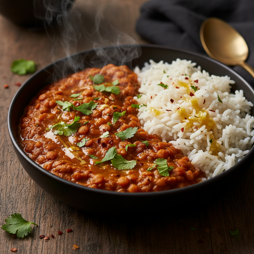 Lentil Curry Casserole